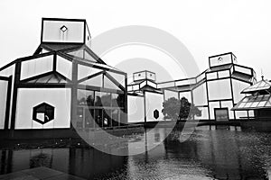 Suzhou Museum and reflection