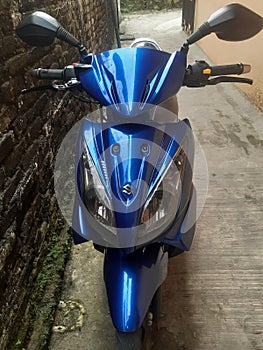 suzuki skywave blue color is nice and beautiful