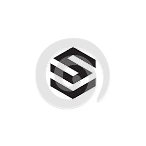 SV Letter monogram Initial Logo Design Template Vector Illustration. SV elegant and Professional icon design photo