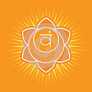 Svadhisthana - the second primary chakra of human body