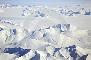 Svalbard Arctic Landscape Aerial photo