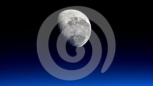 Moon surface seen from Earth. Nasa Public Domain Imagery photo