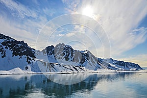 Svalbarden fjords Magdalenafjord