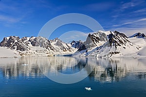 Svalbarden fjords Magdalenafjord