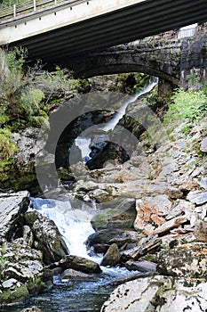 The Svandalsfossen waterfall
