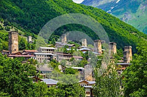 Svanetian town