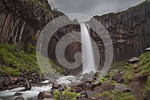 Svartifoss Waterfall Skaftafell photo