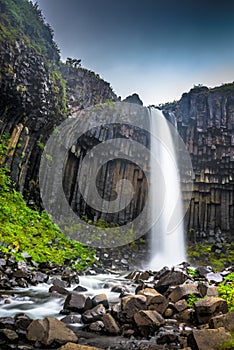 Svartifoss waterfall - Iceland photo