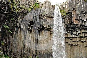 Svartifoss waterfall, Skaftafell National Park, Iceland