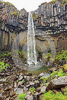 Svartifrkoss waterfall in the Skaftafell National Park