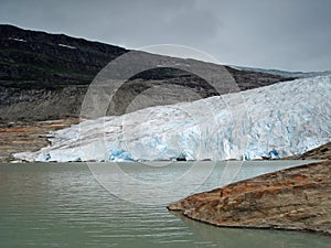 Svartisen glacier photo