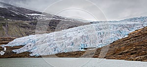 Svartisen glacier in northern Norway photo