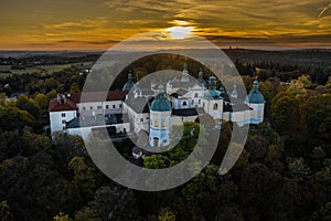 Svata Hora in central bohemia region near by Pribram in Czech Republic