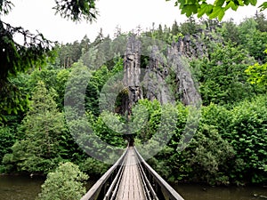 Svatosske Skaly or Hans Heiling Felsen near Karlovy Vary