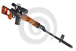SVD sniper rifle