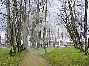 Sveksna town park, Lithuania