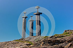 Sverd i fjell (swords in rock) monument, stavanger