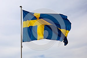 Sveriges flagga, the national flag of Sweden