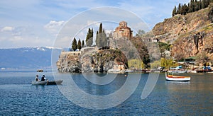 Sveti (Saint) Jovan Kaneo Church on Lake Ohrid