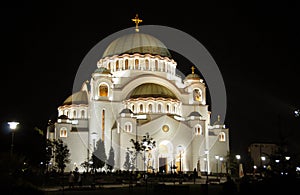 Sveti Sava cathedral in Belgrade photo