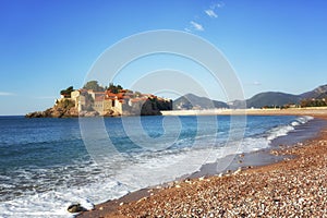 Sveti Stefan island in Budva