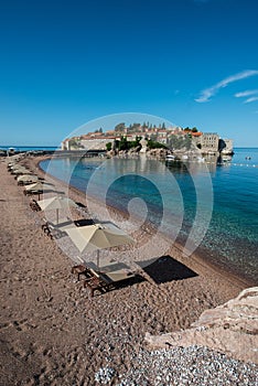 Sveti Stefan island, Budva, Montenegro