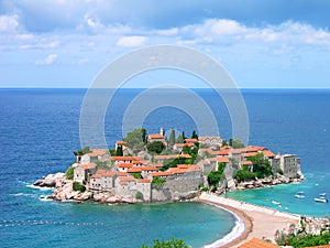 Sveti Stefan island, Montenegro photo