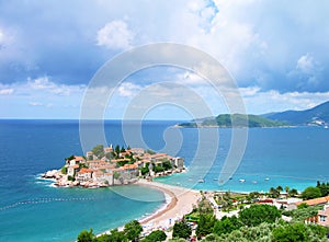 Sveti Stefan island, Montenegro photo