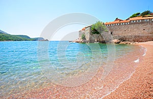 Sveti Stefan island in Montenegro