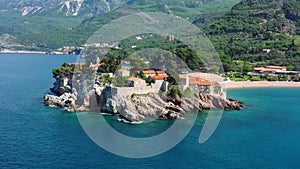 Sveti Stefan island in Montenegro