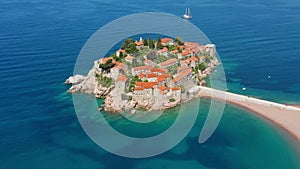 Sveti Stefan island in Montenegro