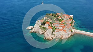 Sveti Stefan island in Montenegro