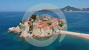 Sveti Stefan island in Montenegro