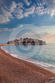 Sveti Stefan, small islet and resort in Montenegro