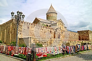 Svetitskhoveli Cathedral, an Eastern Orthodox Cathedral in Mtskheta, Georgia