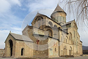 The Svetitskhoveli Cathedral in Mtskheta, Georgia photo