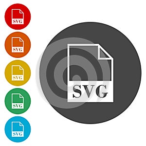 SVG file icons set