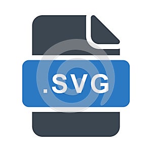 Svg glyph color flat vector icon