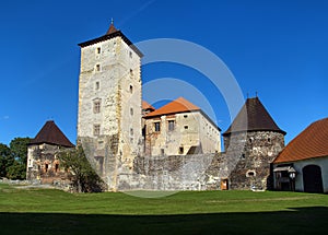 Svihov castle medieval water fortress, Czech Republic