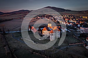 Svihov castle in south bohemia in Czech Republic