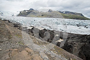 Svinafell Glacier, Vatnajokull national park, Iceland