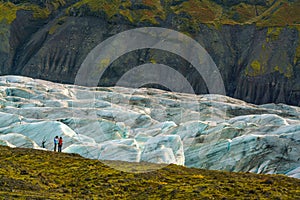 Svinafellsjokull glacier in Vatnajokull National Park