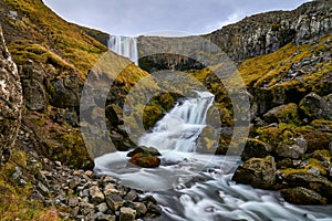 Svodufoss waterfall in Snaefellsnes Western Iceland