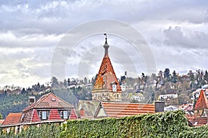 Swabian Gmund, Germany, December, warm winter