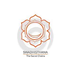 Swadhisthana chakra - ayurvedic symbol