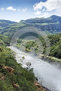 The swadini dam and blyde river