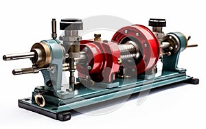 Swaging Machine isolated on transparent background.