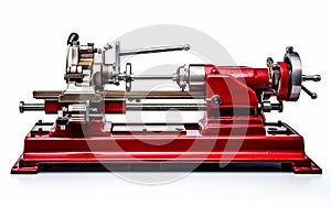 Swaging Machine isolated on transparent background.