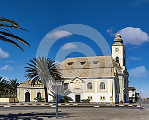 Swakopmund church clock tower