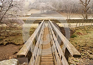 Swaledale Bridge in Winter
